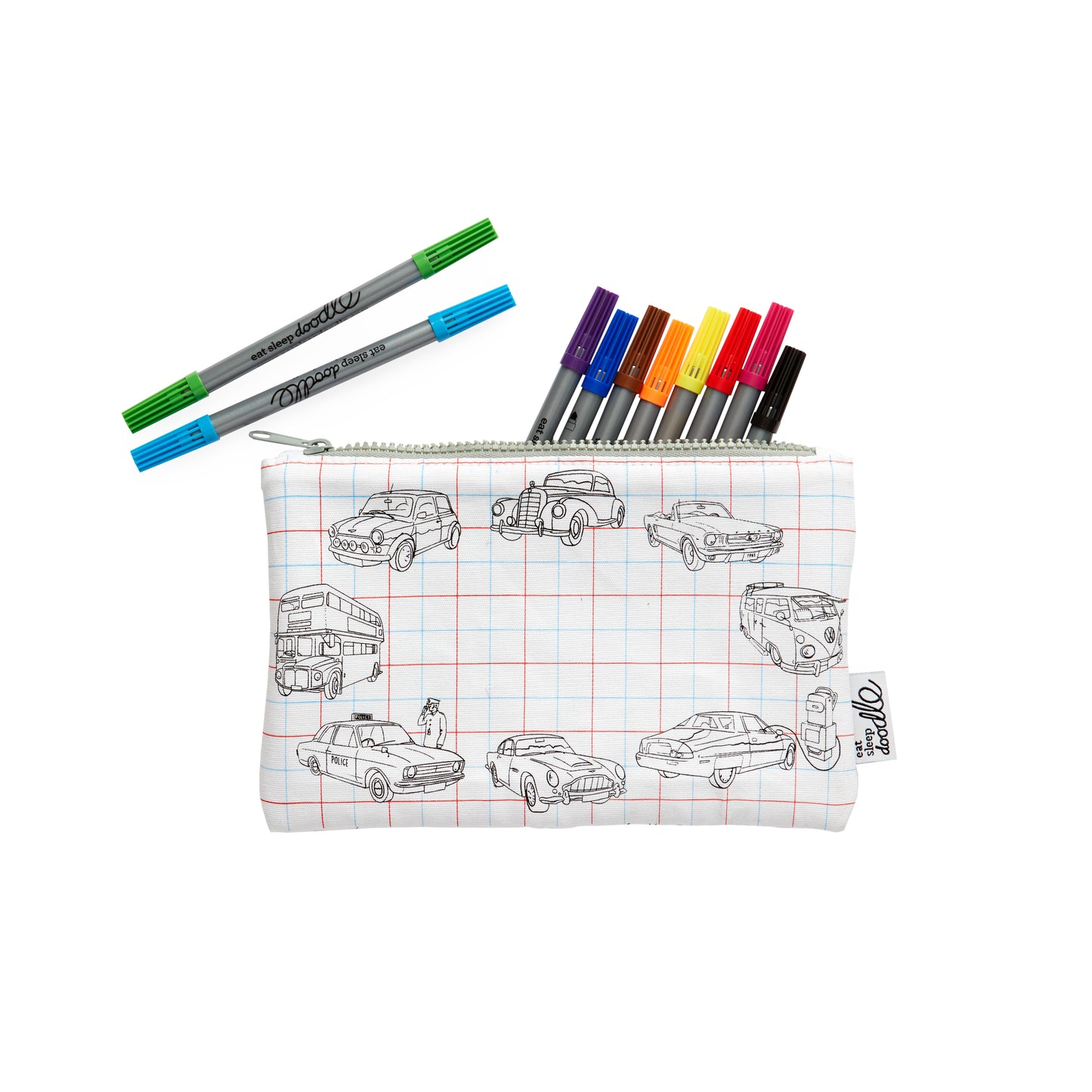 Pack Estuche Campo + 10 marcadores